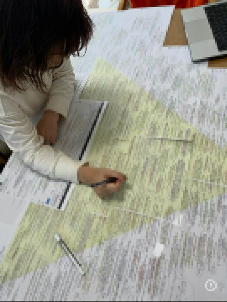 理念抽出の作業風景2